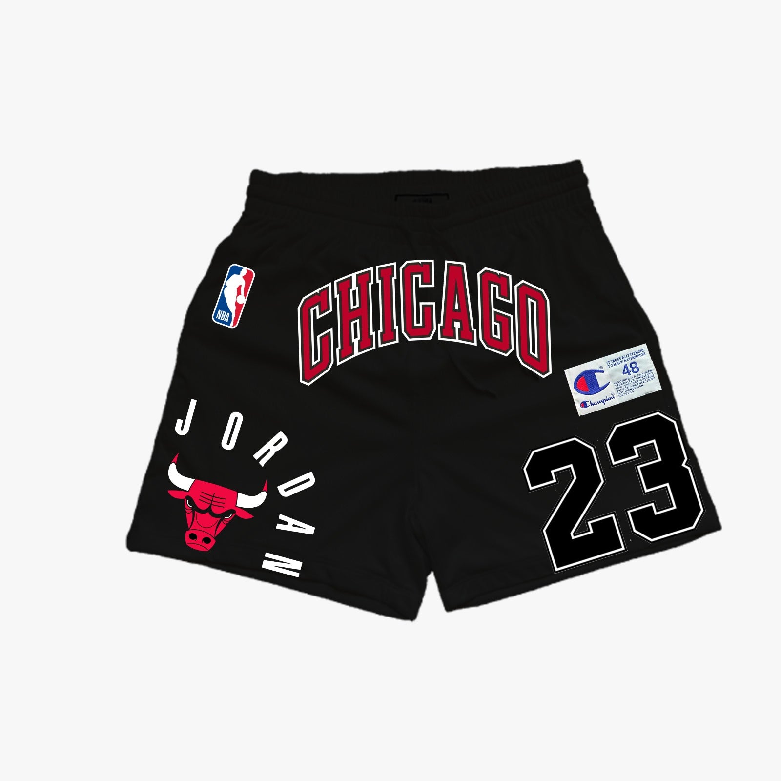 CHICAGO BULLS MULTI LOGO MESH SHORT