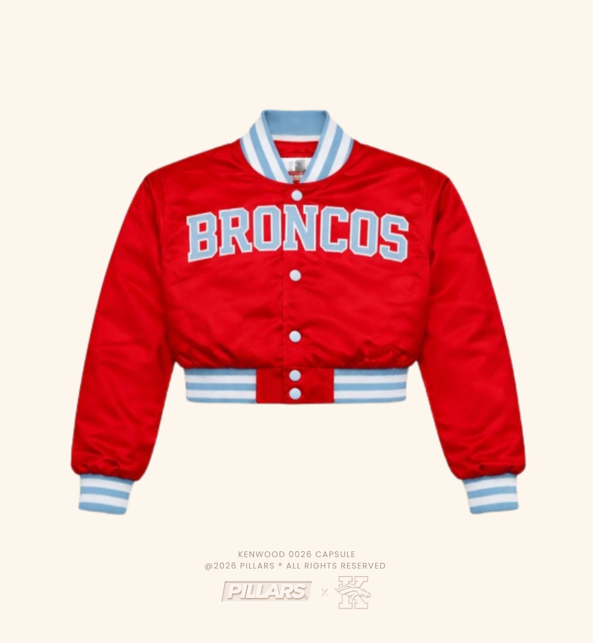 Kenwood Capsule — Cropped Women's Varsity Jacket (Single / Pre-Order)