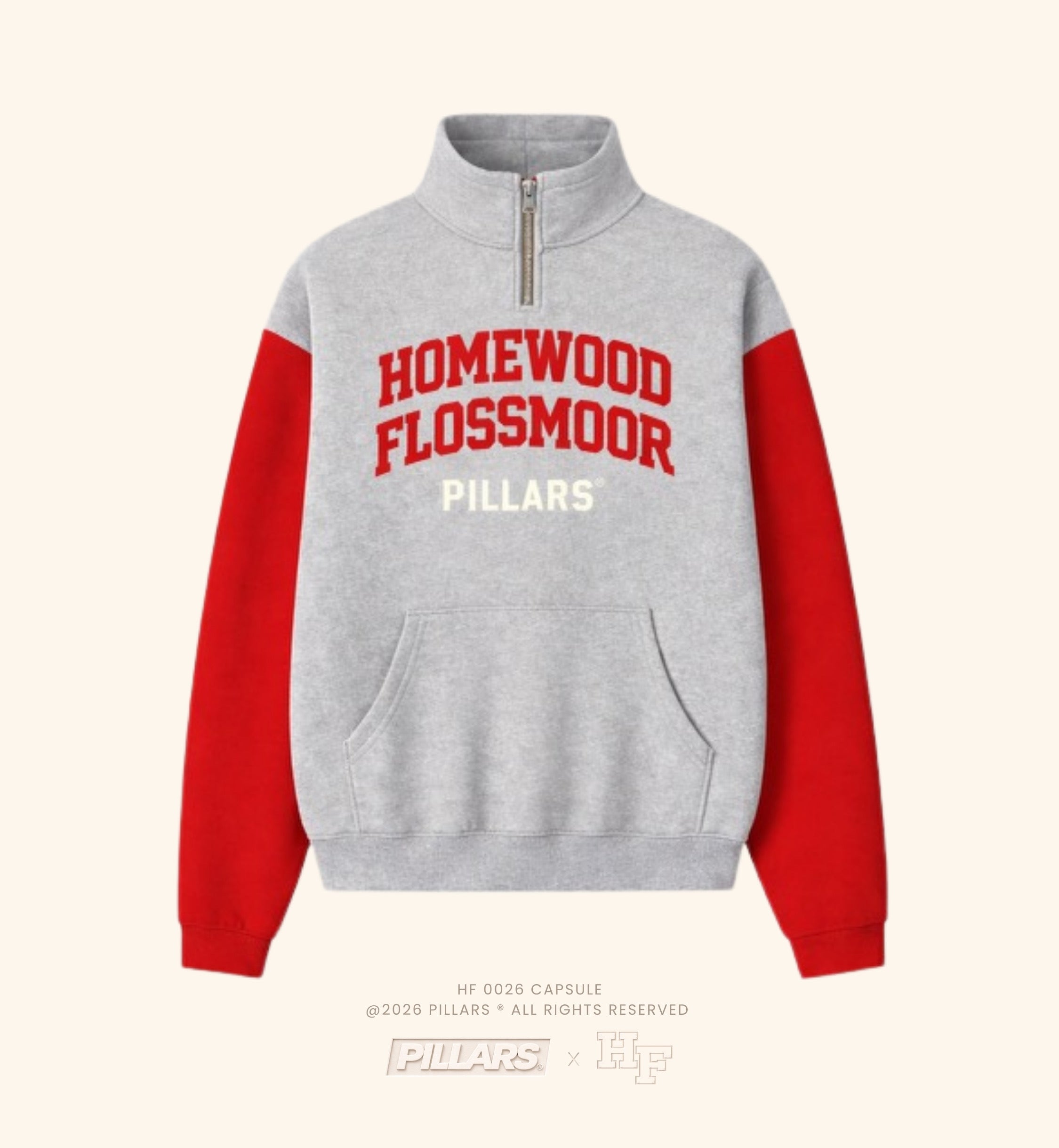 Homewood Flossmor Capsule — 1/4 Zip Pullover (Single / Pre-Order)