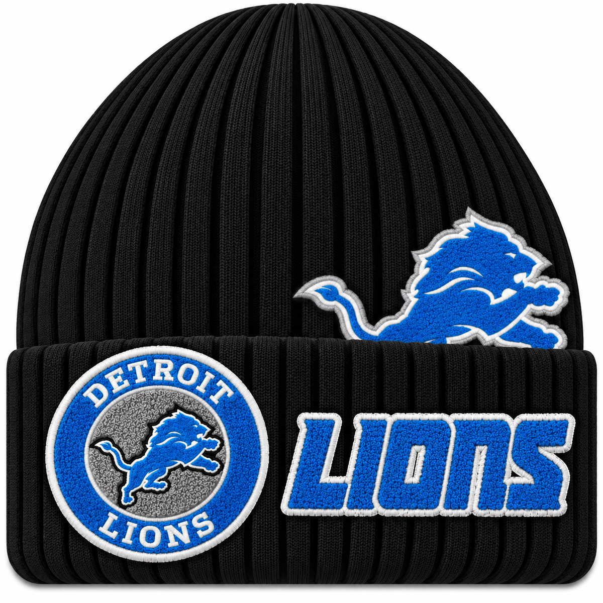 Detroit Lions  — Patch Beanie (Single) (PRE ORDER)