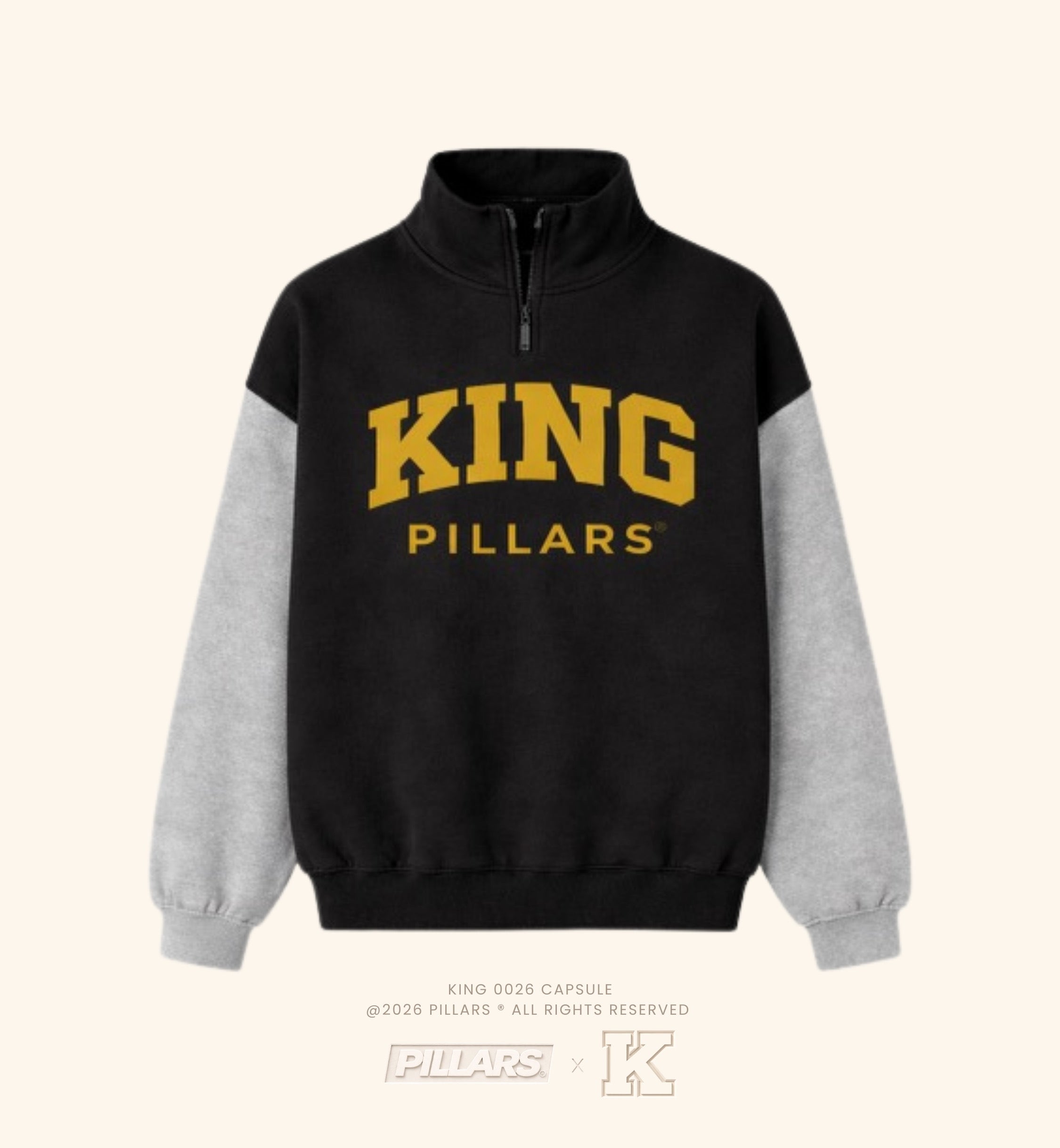 King Capsule — 1/4 Zip Pullover (Single / Pre-Order)
