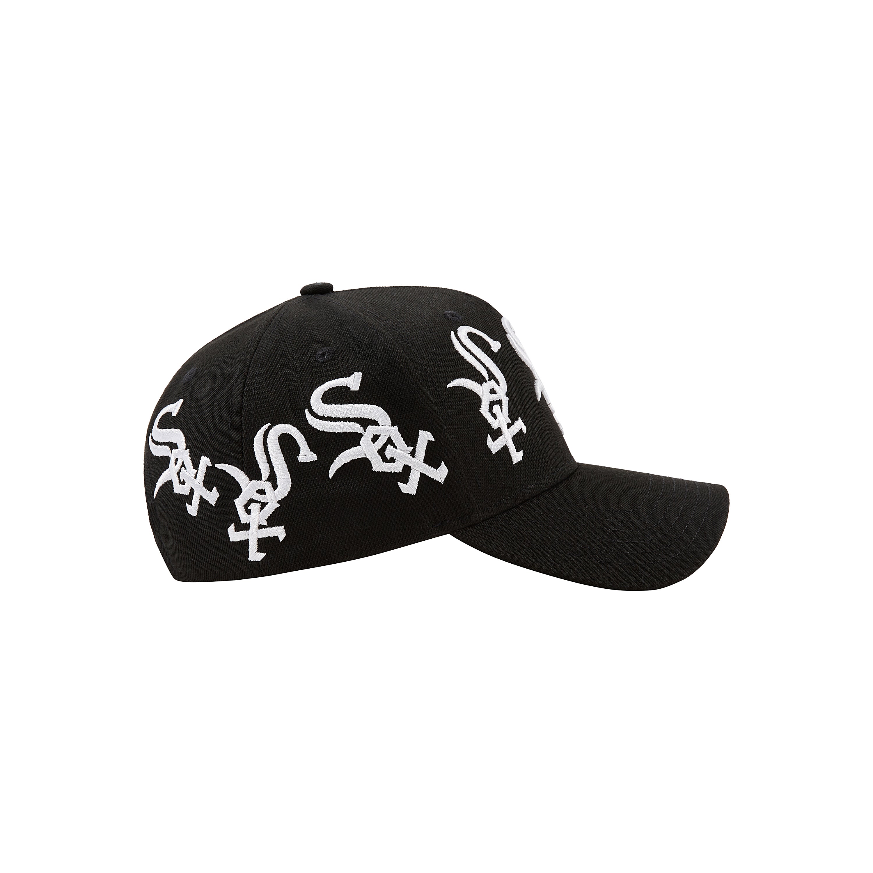 PRE ORDER) MULTI LOGO SOXS SNAPBACK | BLACK/WHITE (PRE ORDER