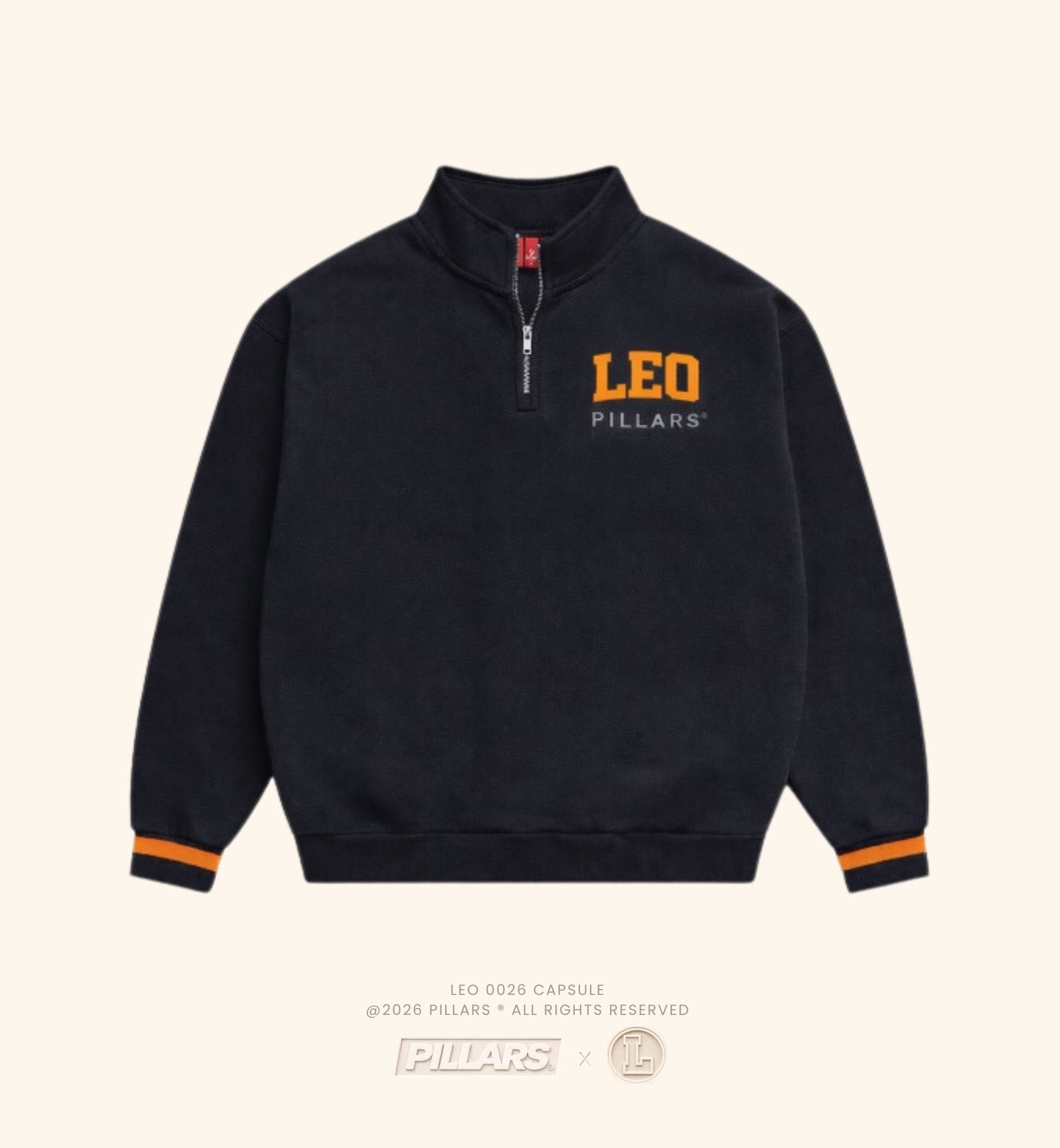 Leo Capsule — 1/4 Zip Pullover (Single /)