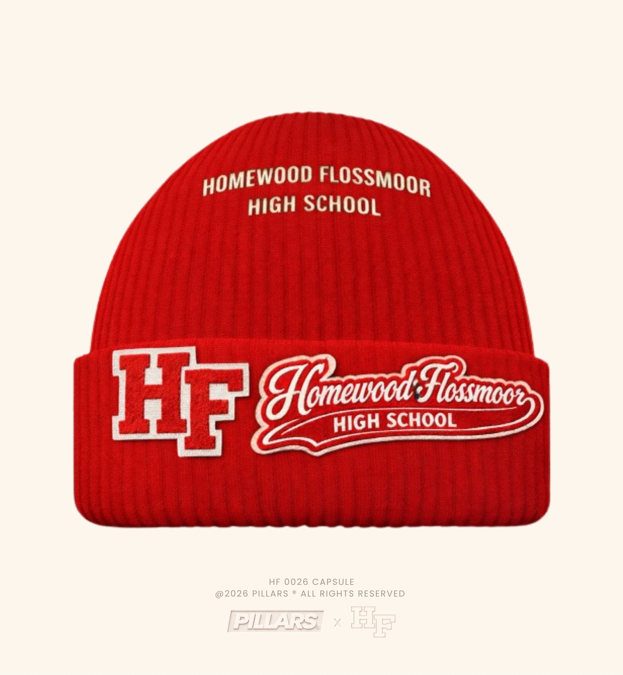 Homewood Flossmoor — Patch Beanie (Single / Pre-Order)