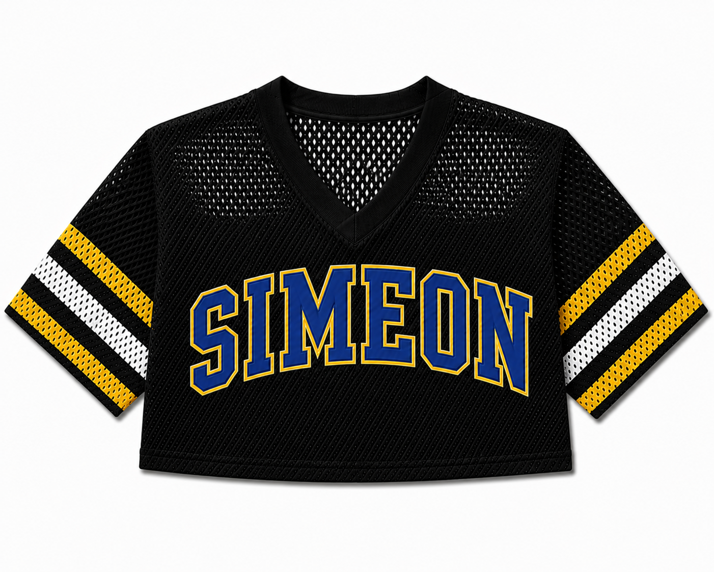 Simeon Women's Crop Practice Jersey – (PRE ORDER) (BLACK)