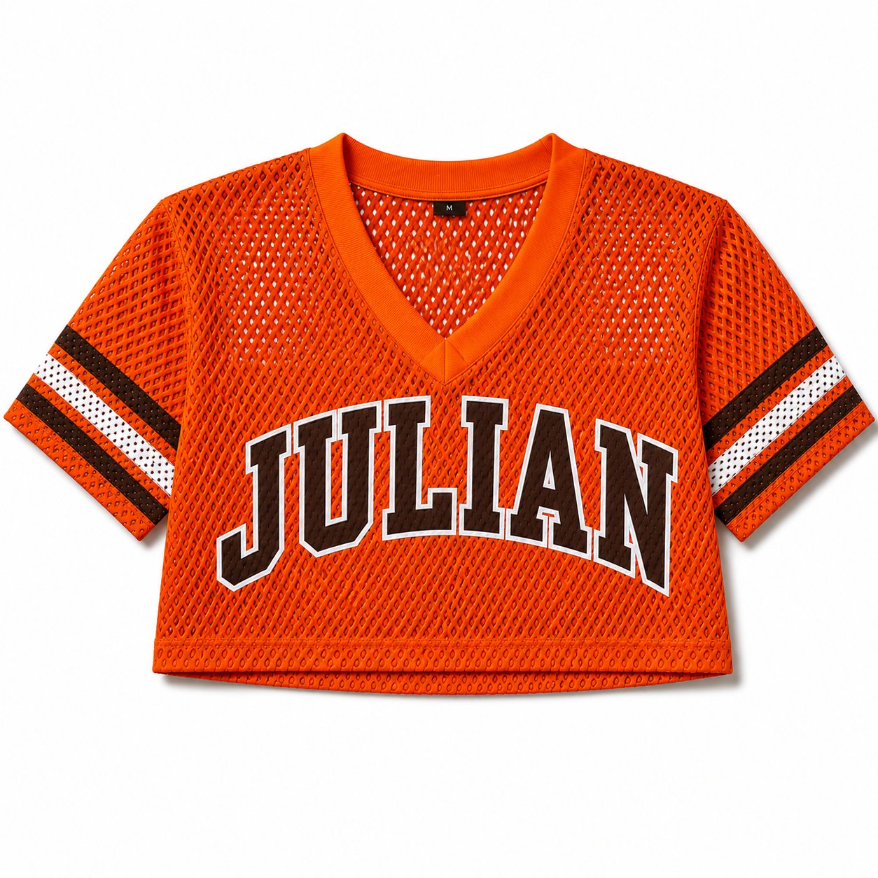 Julian Women's Crop Practice Jersey – (PRE ORDER) (ORANGE)