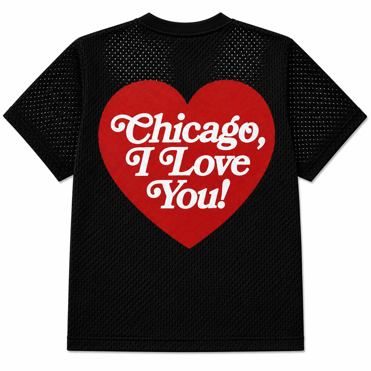 Chicago Heart Practice Jersey - BLACK