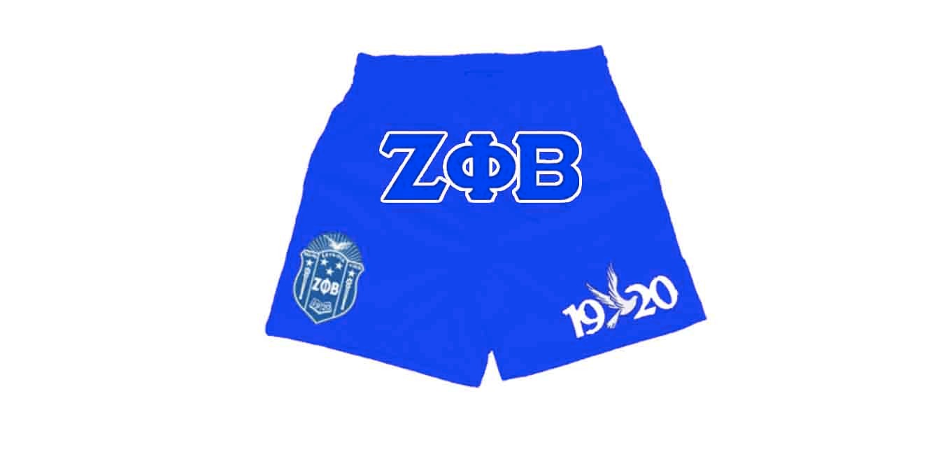 ZETA PHI BETA MESH SHORT