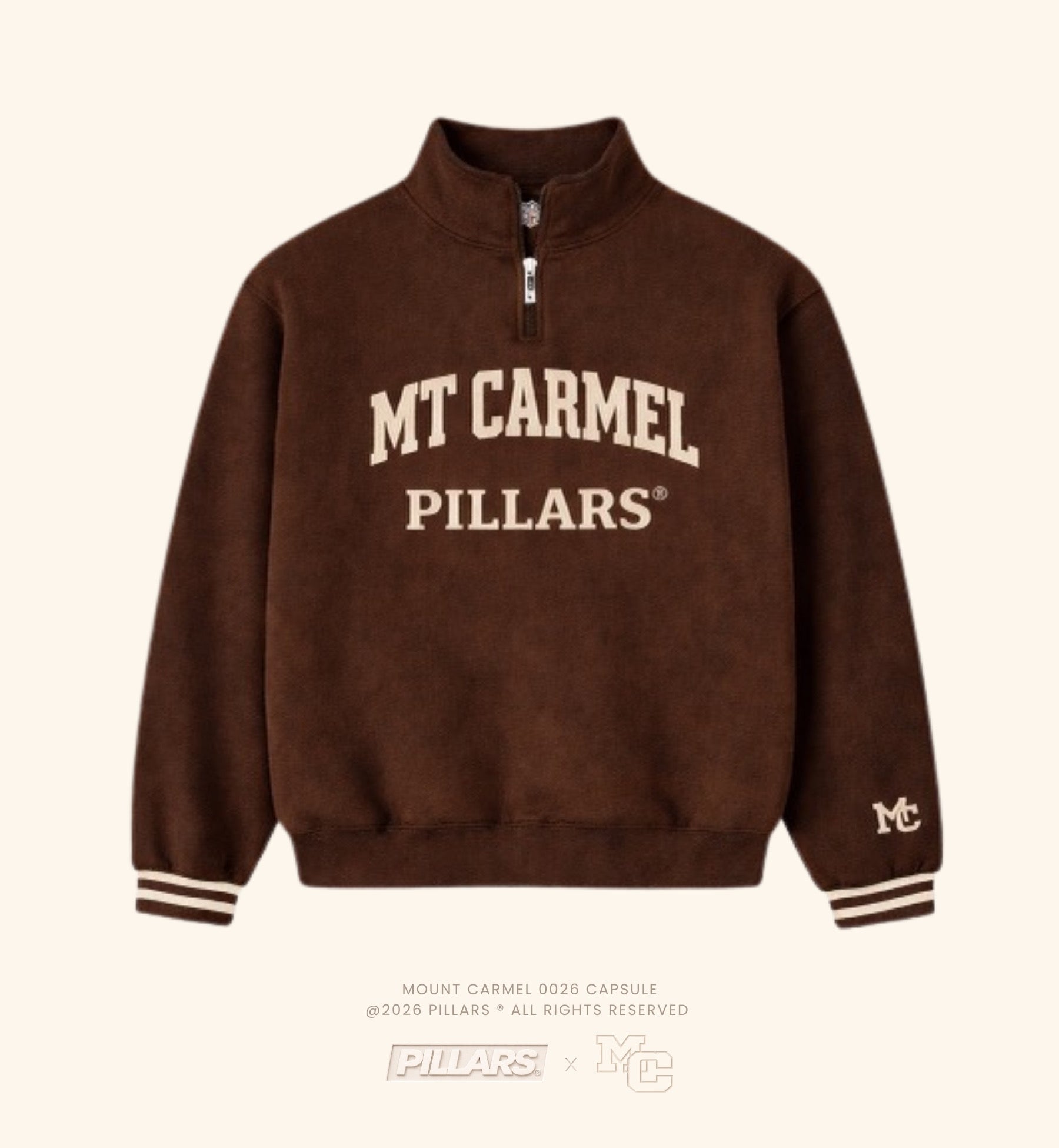 Mt Carmel — 1/4 Zip Pullover
