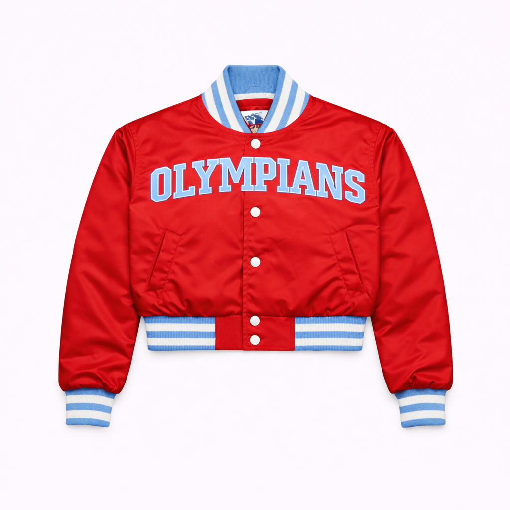 Rich Central — Cropped Women's Varsity Jacket (Single / Pre-Order)