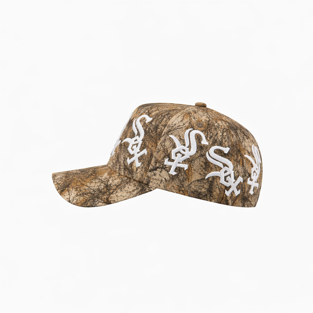 (PRE ORDER) MULTI LOGO SOXS SNAPBACK | CAMO (PRE ORDER)