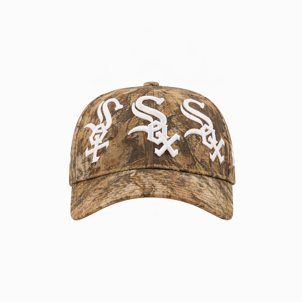 (PRE ORDER) MULTI LOGO SOXS SNAPBACK | CAMO (PRE ORDER)