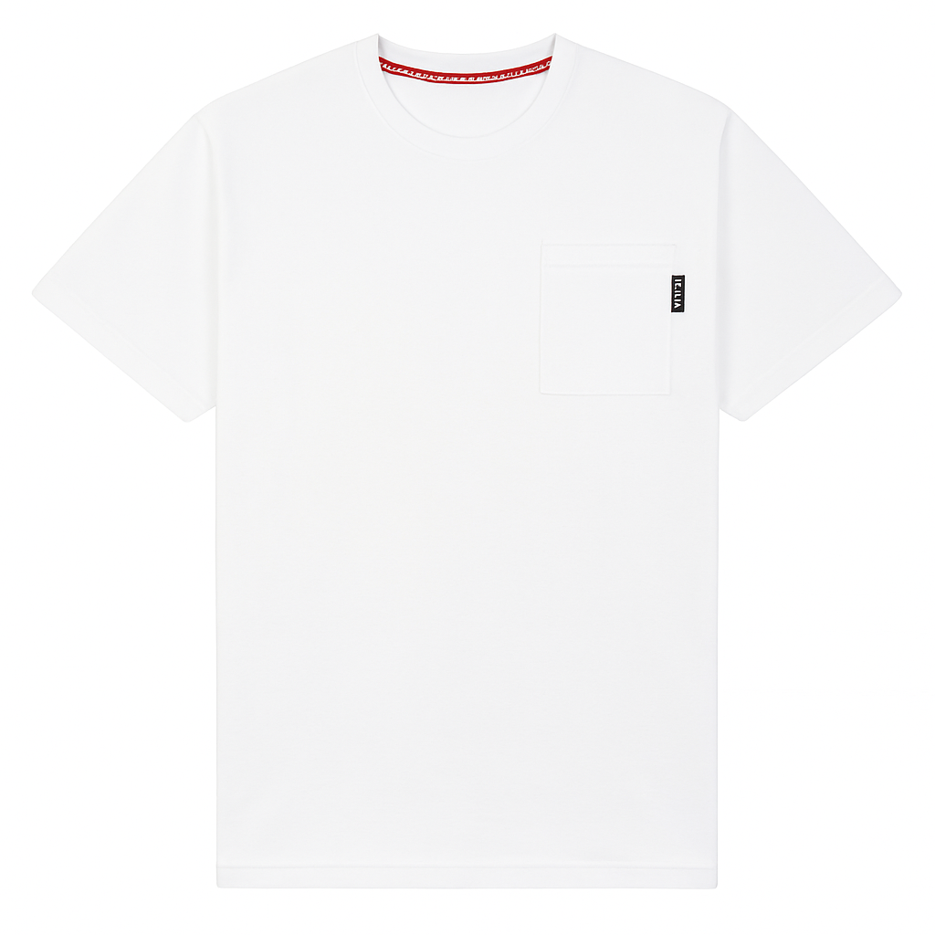 HEAVYWEIGHT OVERSIZED POCKET TEE | WHITE