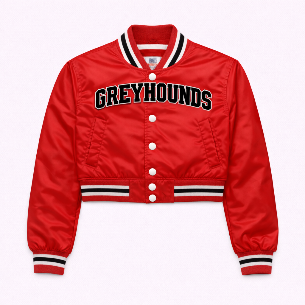 Hubbard — Cropped Women's Varsity Jacket (Single / Pre-Order)