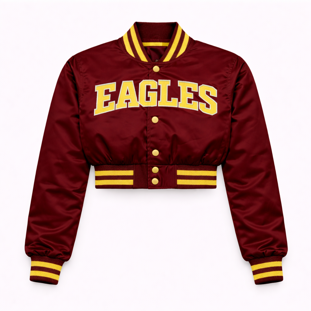 Lindblom — Cropped Women's Varsity Jacket (Single / Pre-Order)
