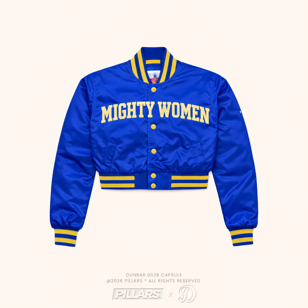 Dunbar Capsule — Cropped Women's Varsity Jacket (Single / Pre-Order) (MIGHTY WOMEN)