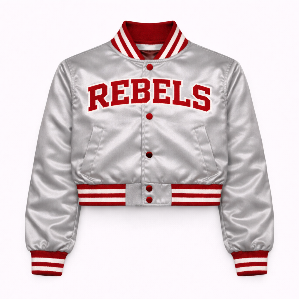 T.F South — Cropped Women's Varsity Jacket (Single / Pre-Order)