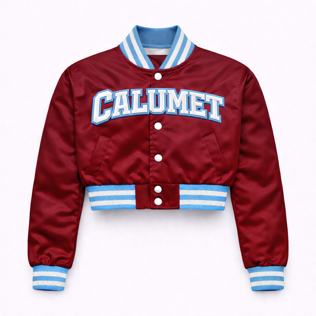 Calumet — Cropped Women's Varsity Jacket (Single / Pre-Order)