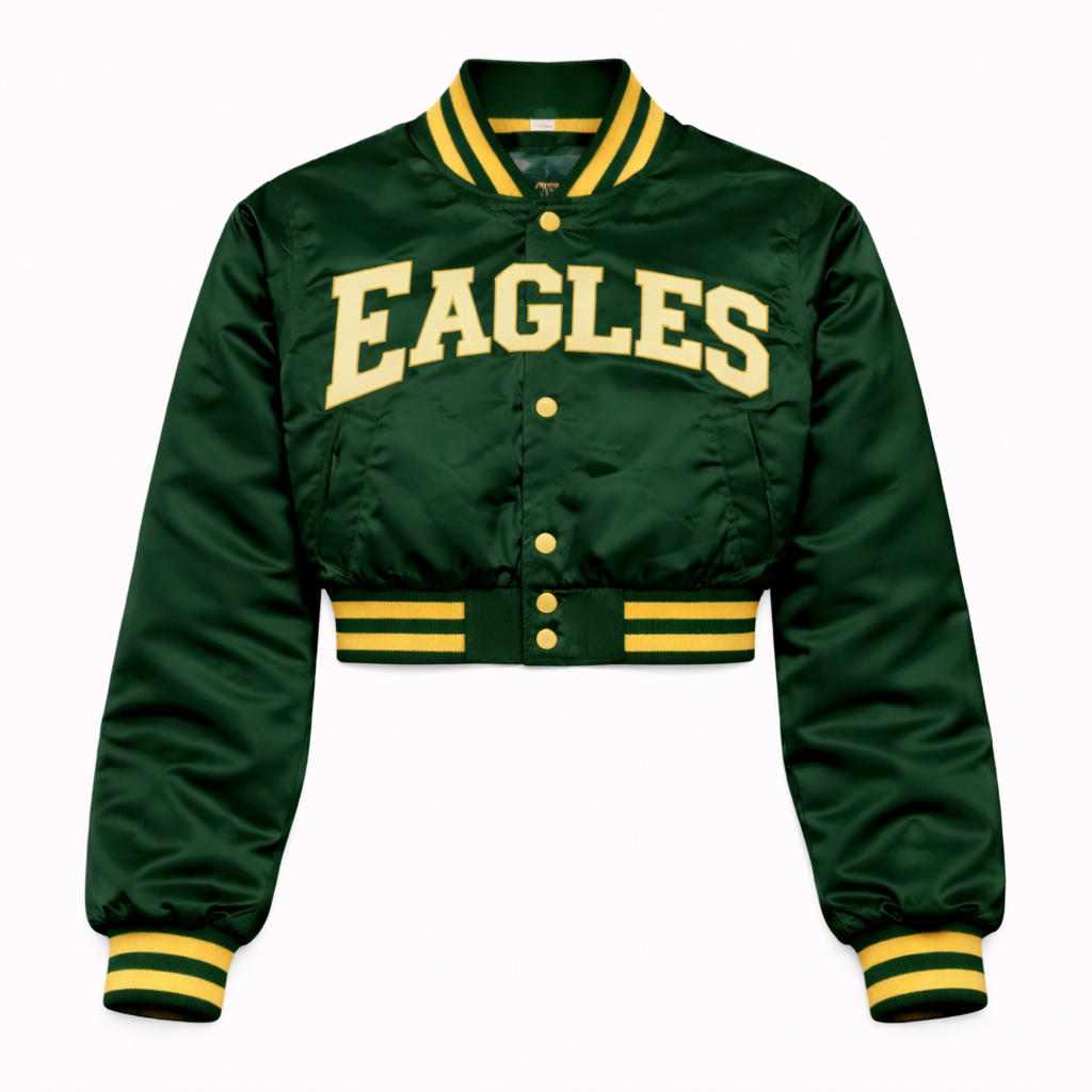 Chicago Military Academy Bronzeville  - Cropped Women's Varsity Jacket (Single / Pre-Order)