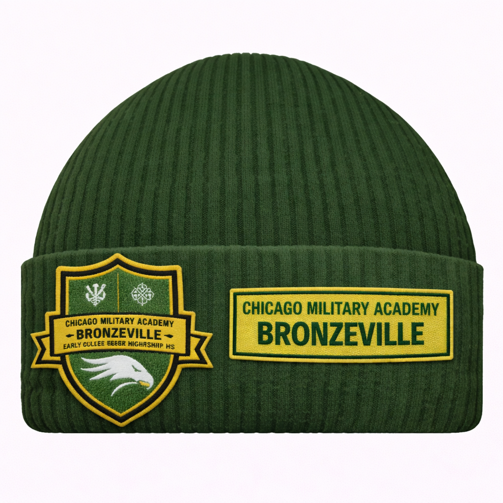 Chicago Military Academy Bronzeville — Patch Beanie (Single / Pre-Order)