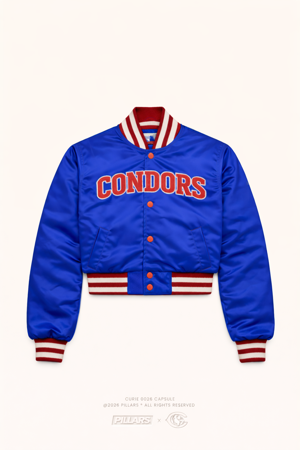 Curie Capsule — Cropped Women's Varsity Jacket (Single / Pre-Order)