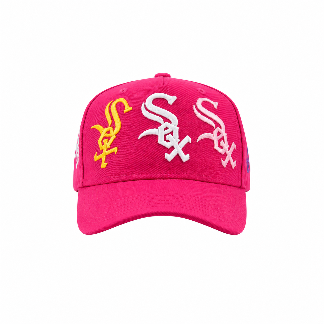 (PRE ORDER) MULTI LOGO SOXS SNAPBACK | PINK / MULTI COLOR (PRE ORDER)