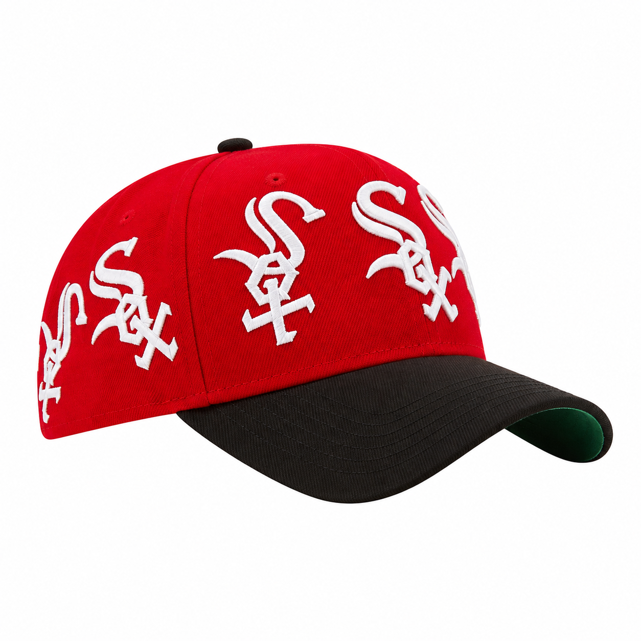 (PRE ORDER) MULTI LOGO SOXS SNAPBACK | BLACK/RED (PRE ORDER)