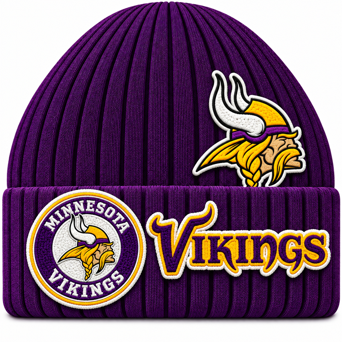 Minnesota Vikings  — Patch Beanie (Single) (PRE ORDER)