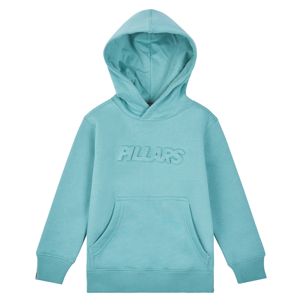 (KIDS) EMBOSSED HOODIE/PANT SET | WASABI