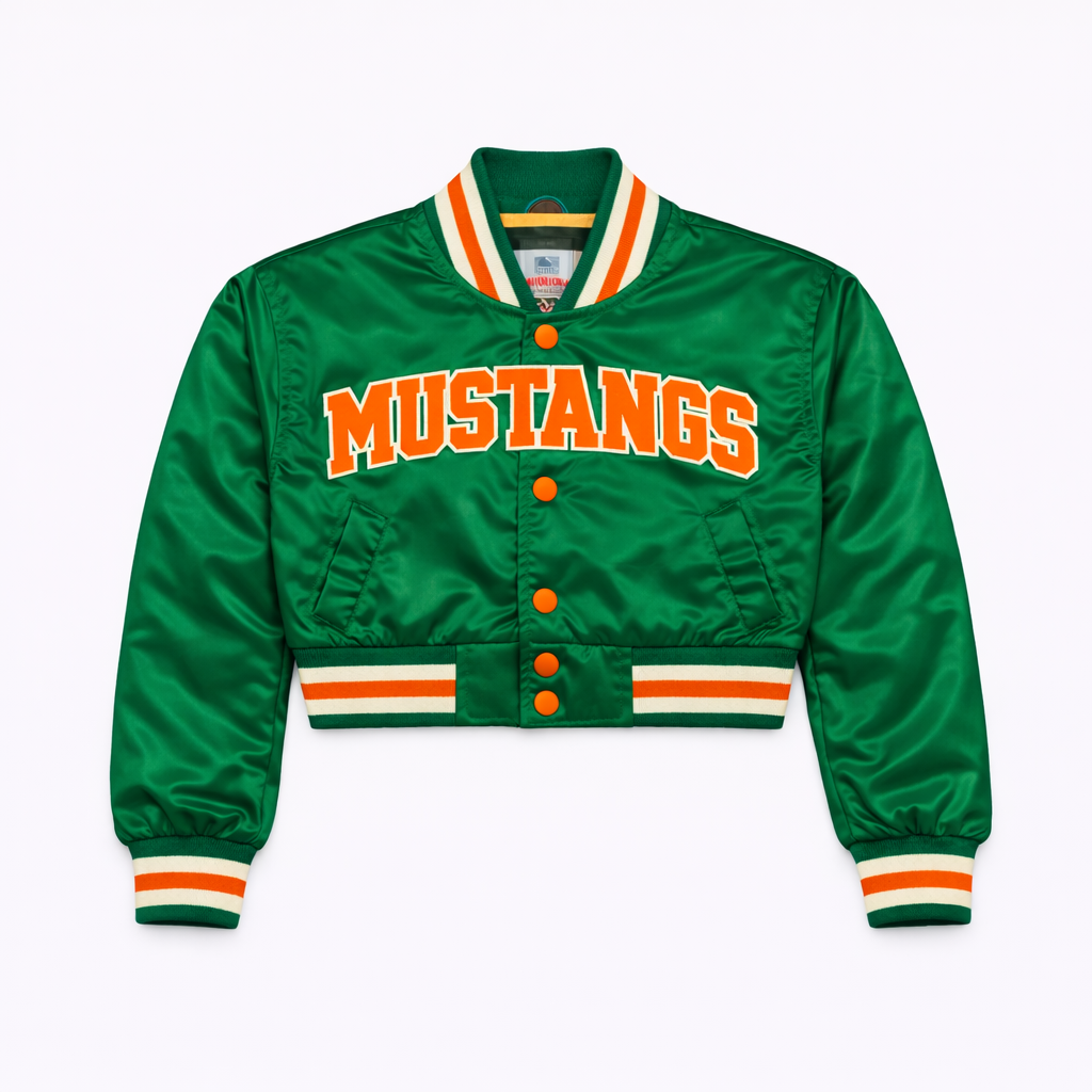 Morgan Park — Cropped Women's Varsity Jacket (Single / Pre-Order)