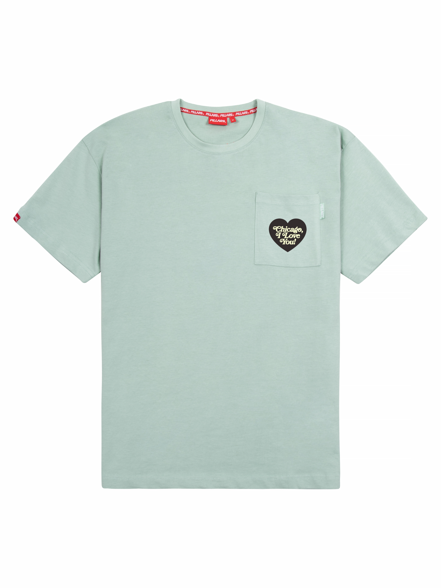 CHICAGO HEART POCKET TEE
