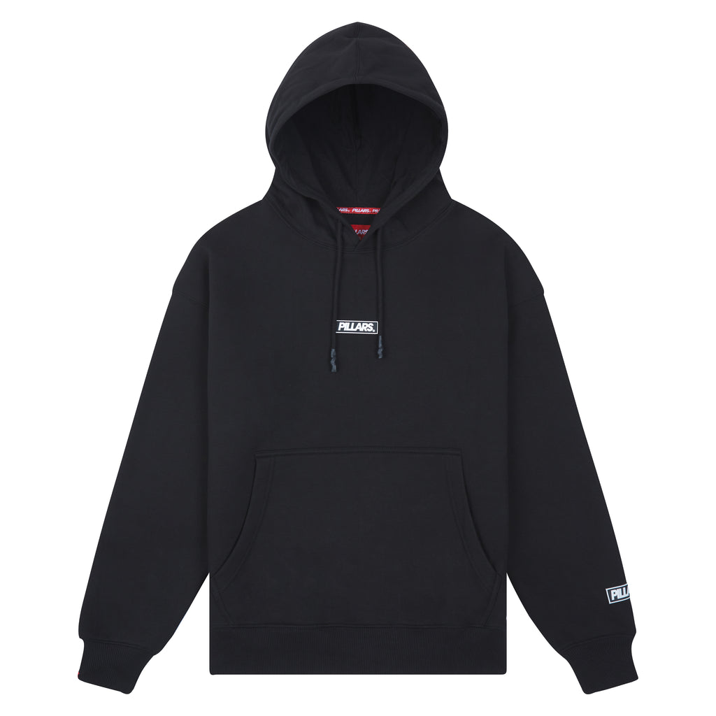OVERSIZED RUBBER PATCH HOODIE | BLACK