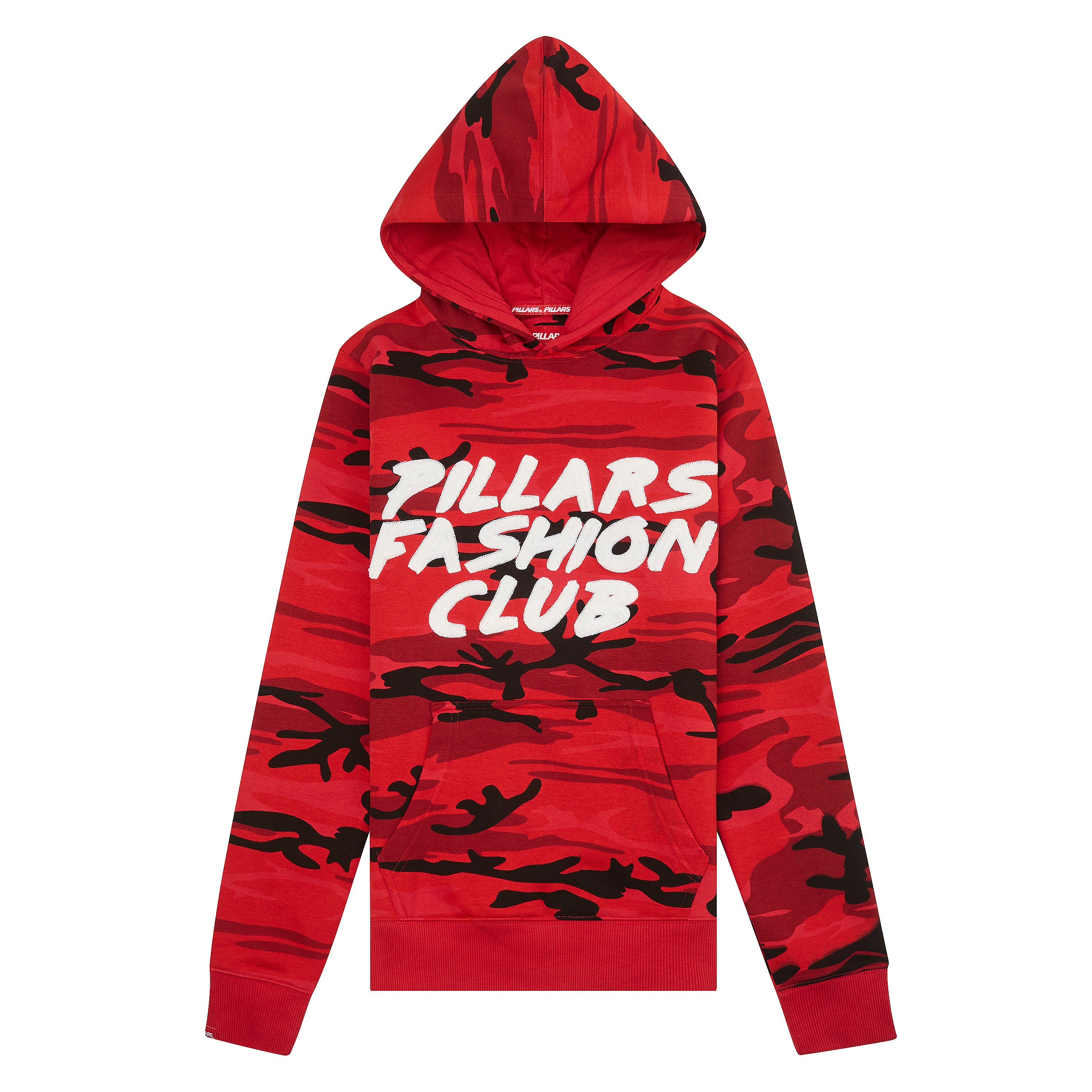 PFC HOODIE CAMO RED/WHITE