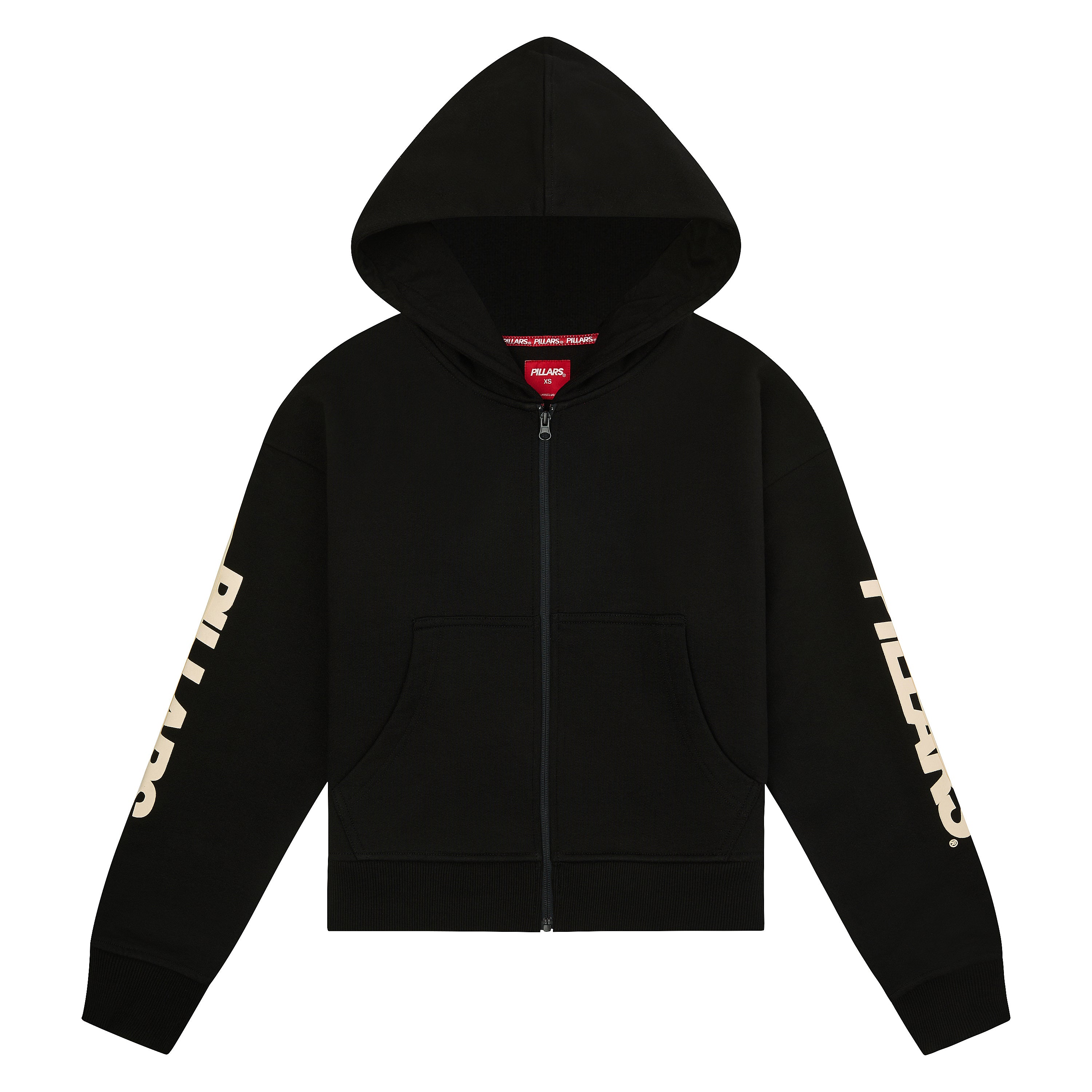 CROPPED STRIPE HOODIE