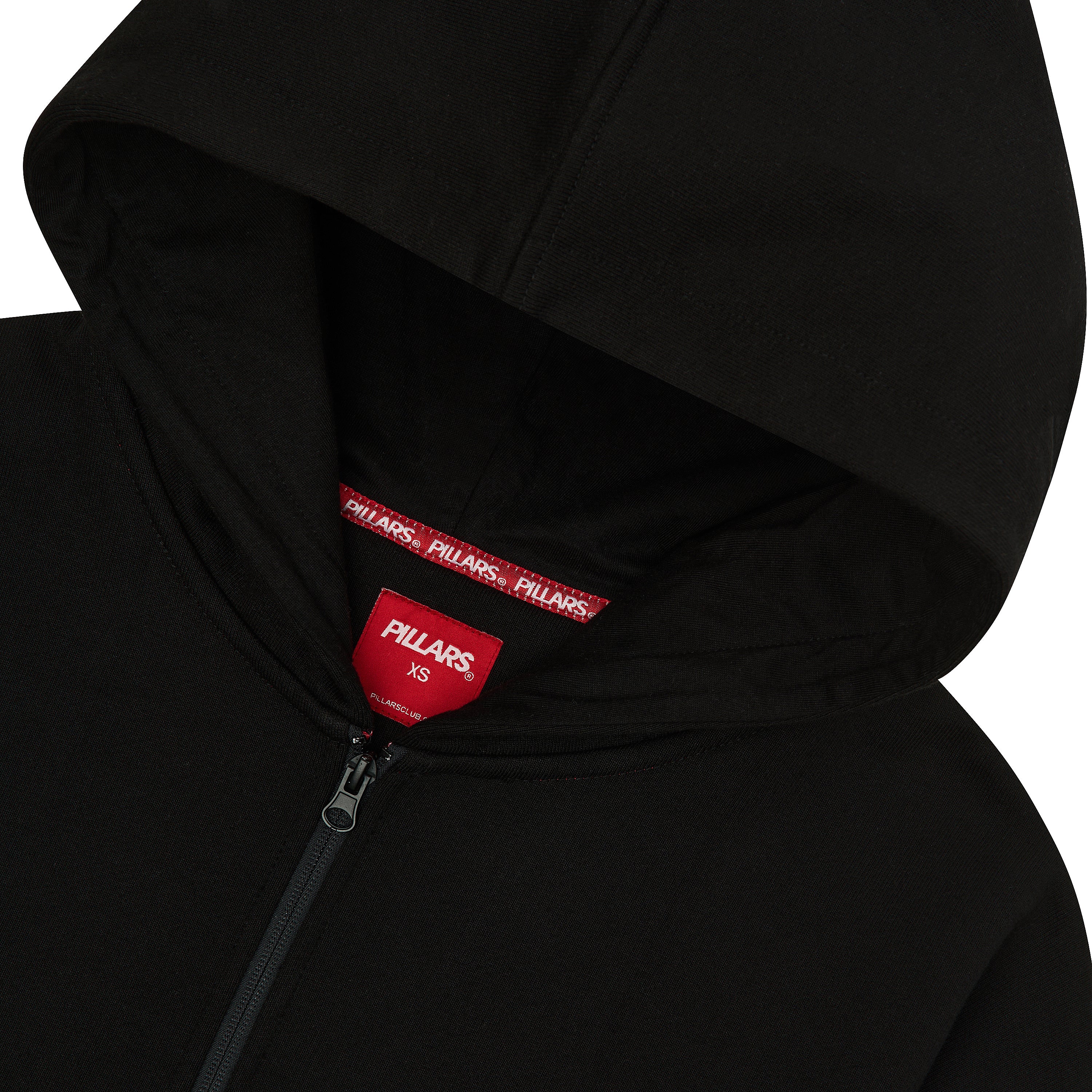 CROPPED STRIPE HOODIE