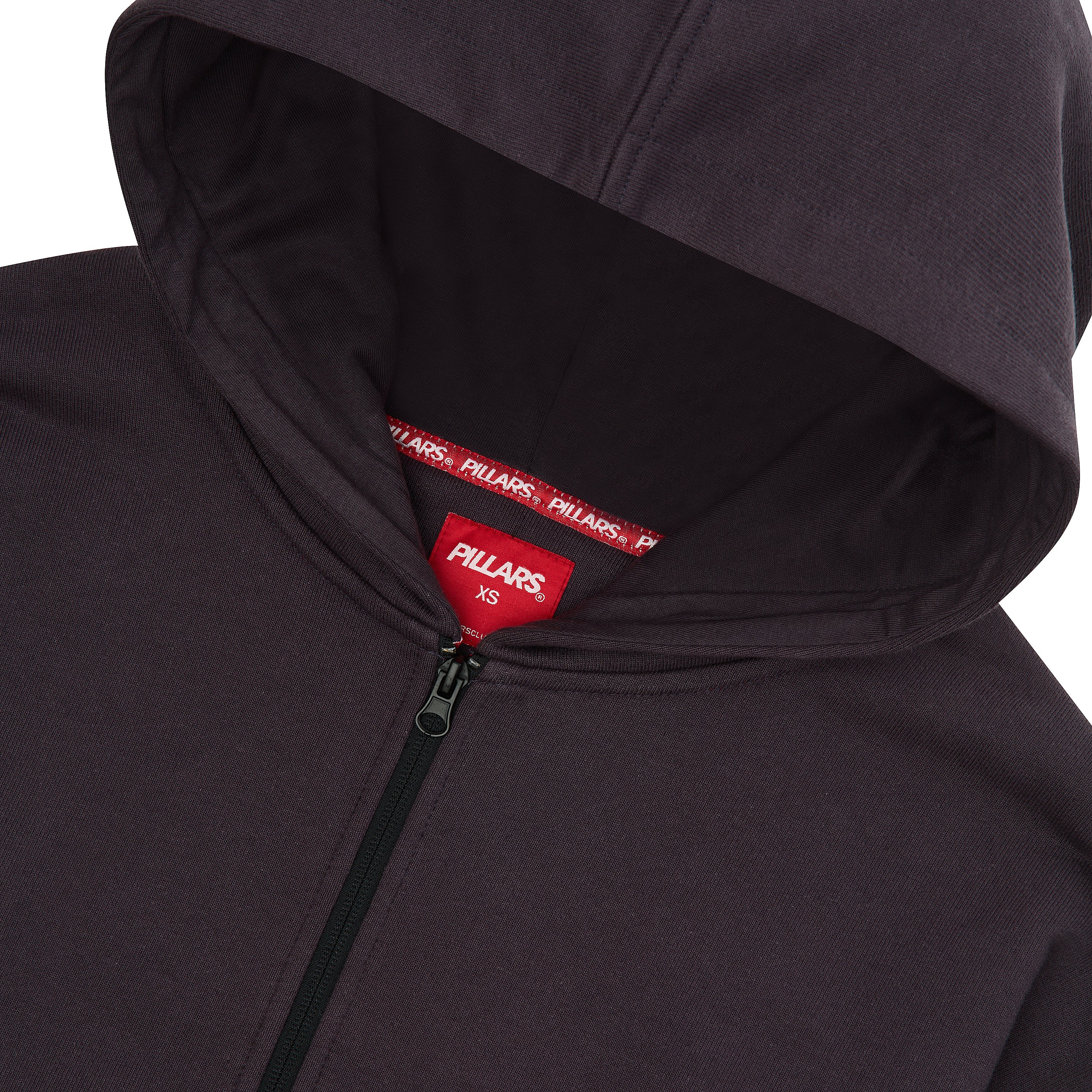 CROPPED STRIPE HOODIE