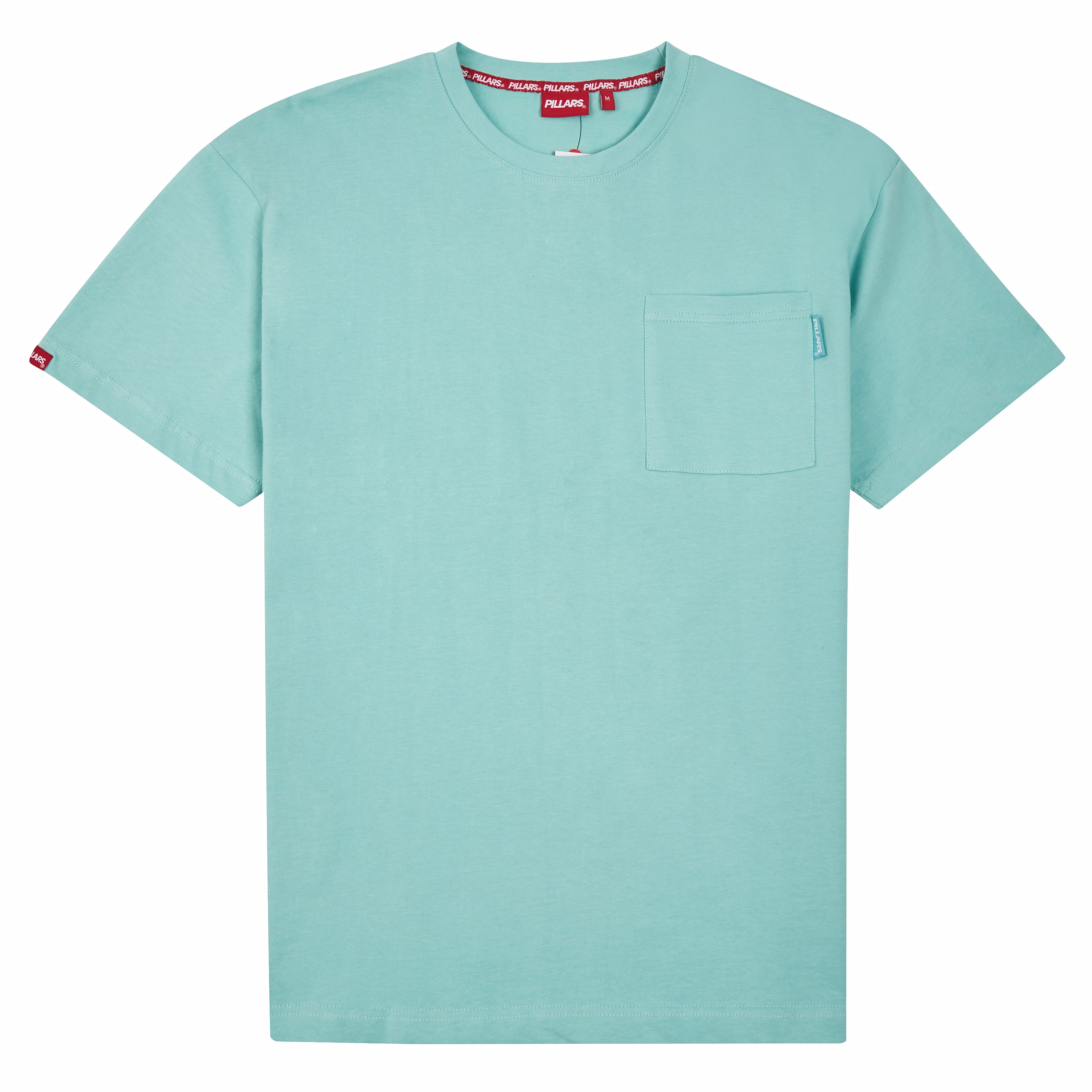 HEAVYWEIGHT OVERSIZED POCKET TEE | AQUA SPLASH