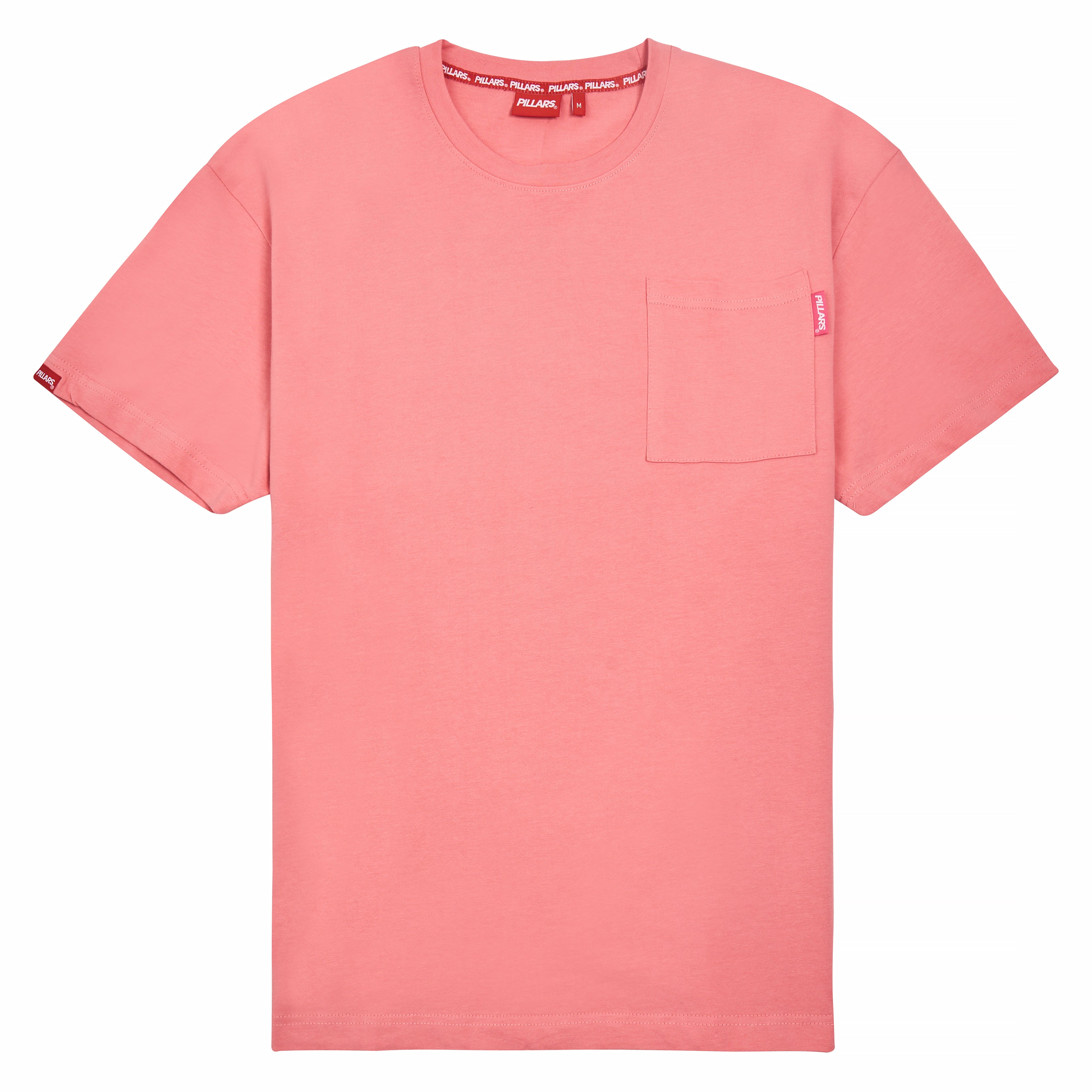 HEAVYWEIGHT OVERSIZED POCKET TEE | STRAWBERRY PINK