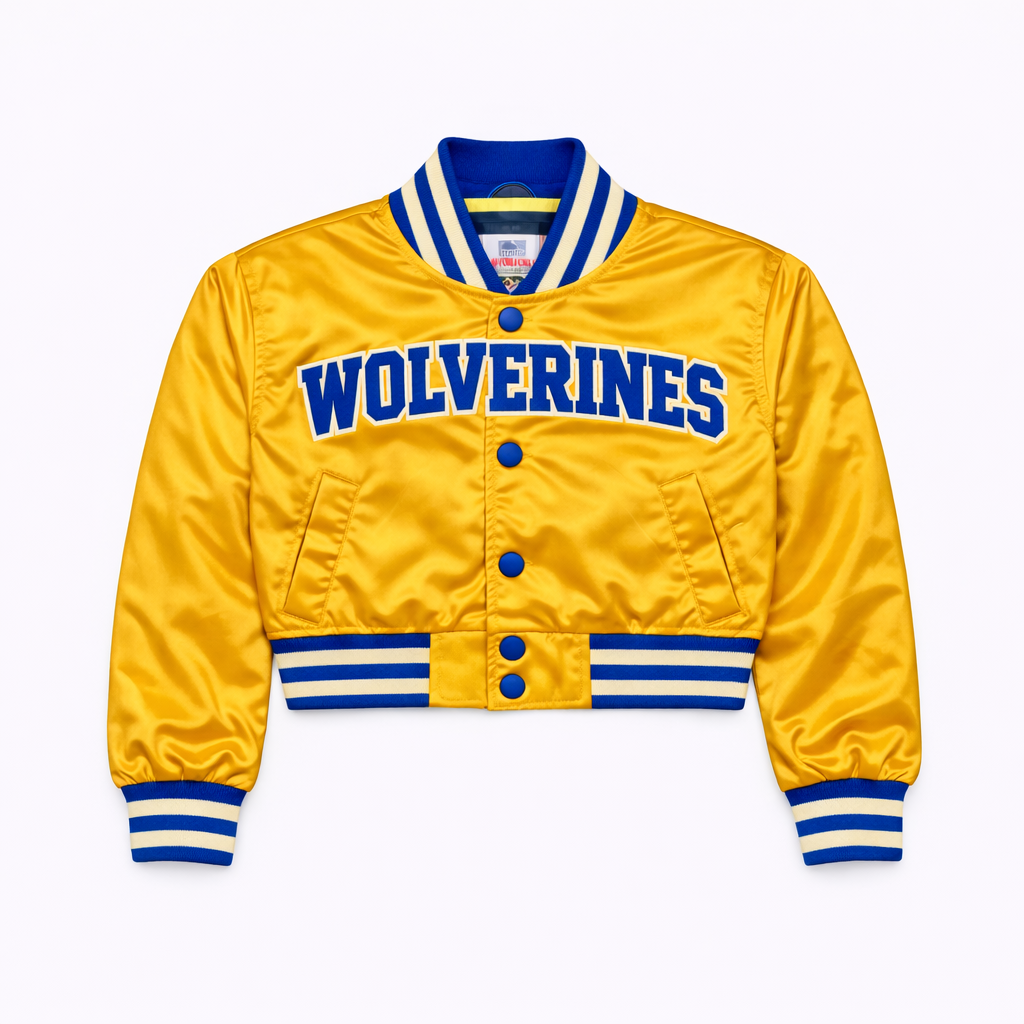 Simeon — Cropped Women's Varsity Jacket (Single / Pre-Order)