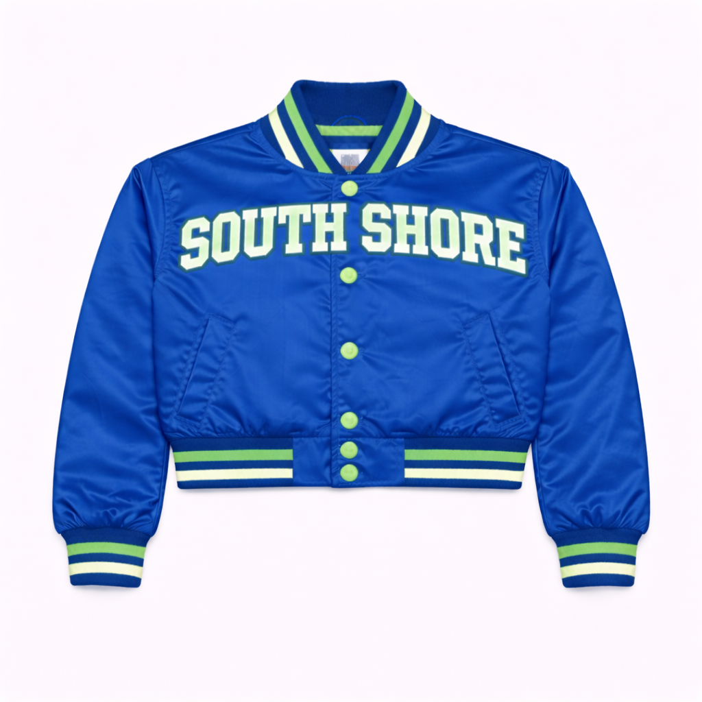 South Shore — Cropped Women's Varsity Jacket (Single / Pre-Order)