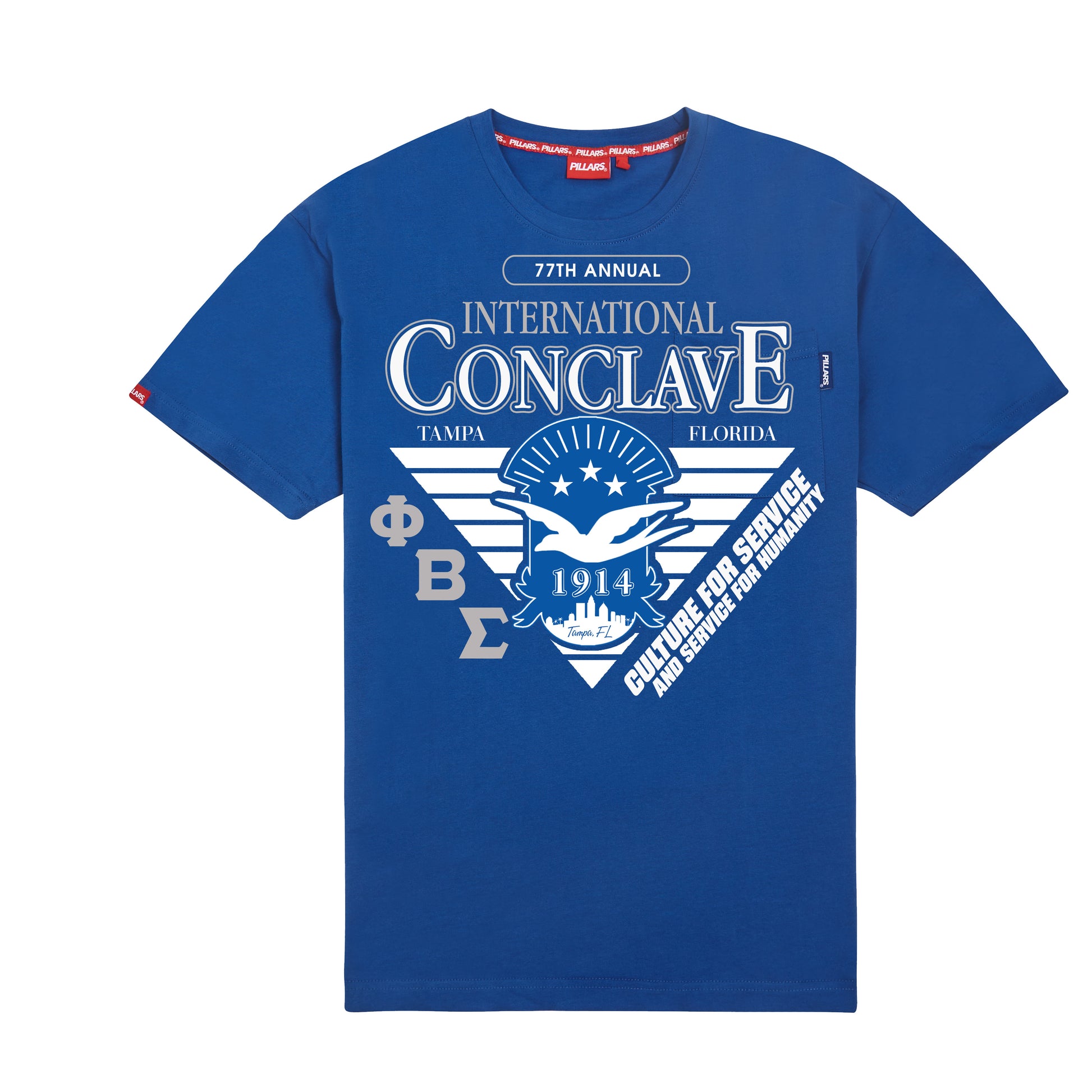 CONCLAVE DOVE POCKET TEE