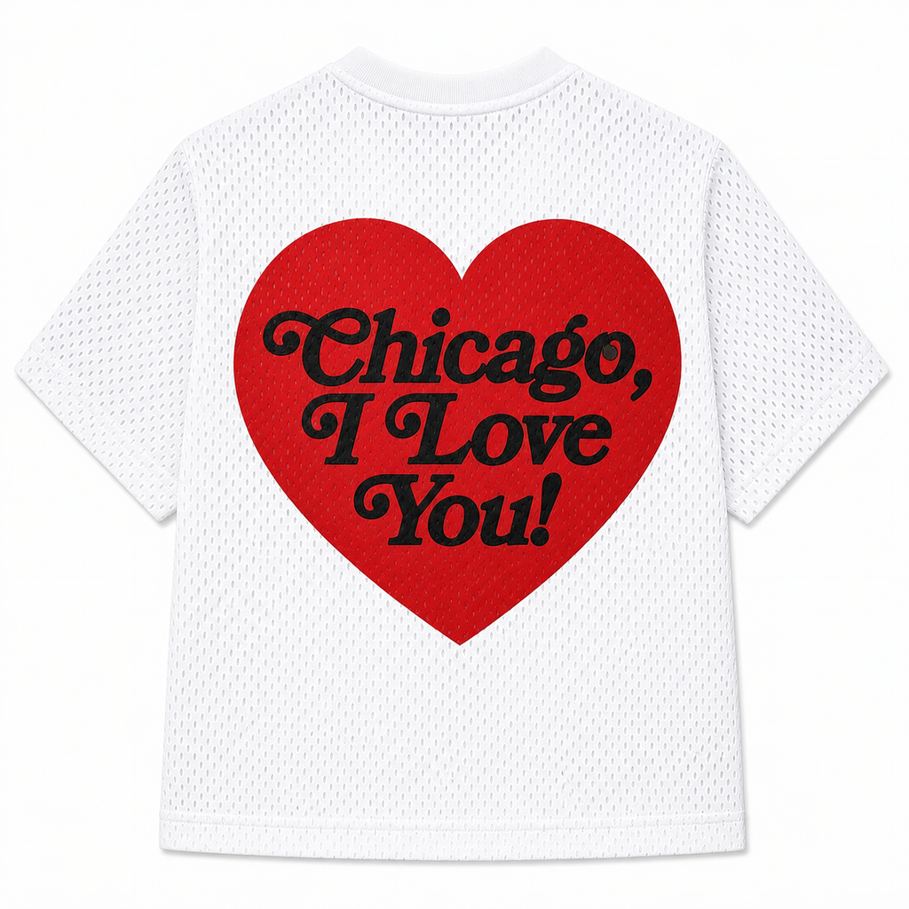 Chicago Heart Practice Jersey - WHITE