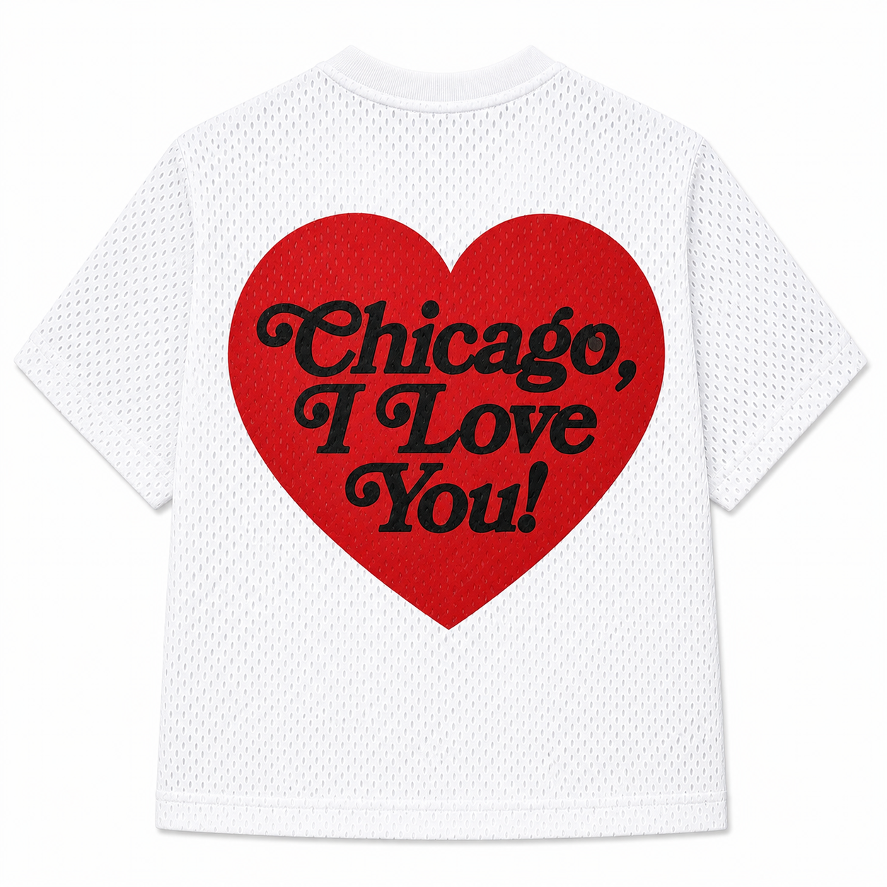 Chicago Heart Practice Jersey - WHITE
