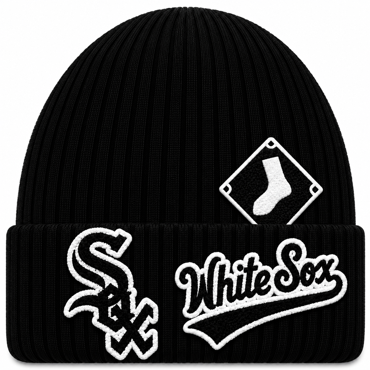 Chicago White Sox  — Patch Beanie (Single / Pre-Order) (Ships DEC)