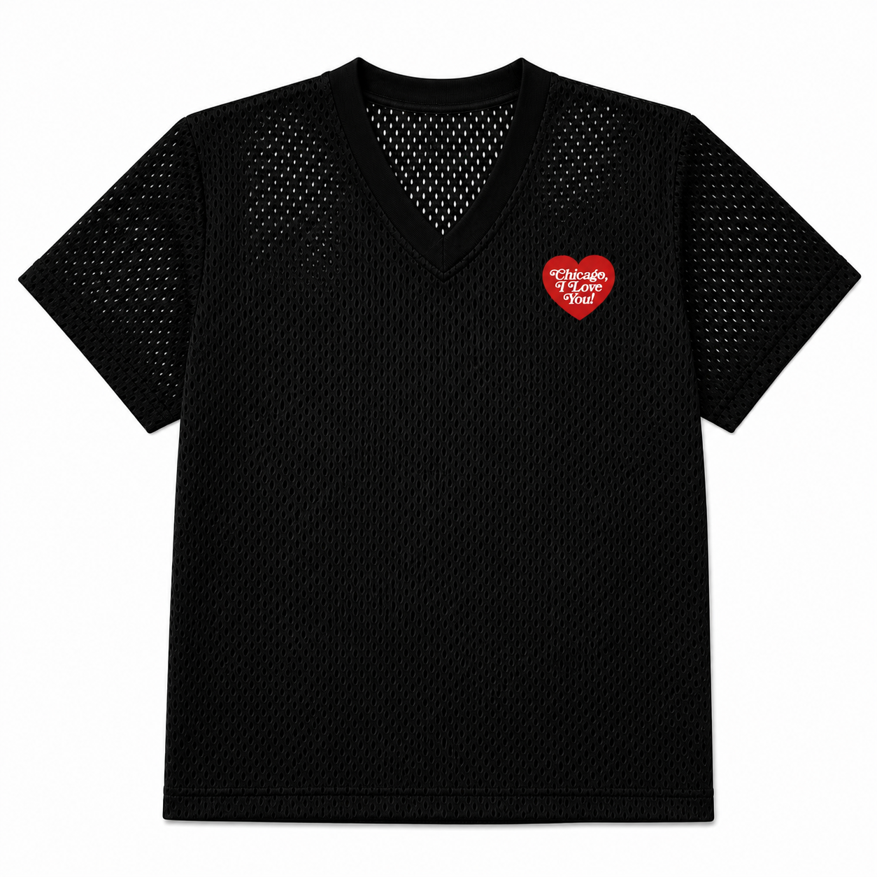 Chicago Heart Practice Jersey - BLACK