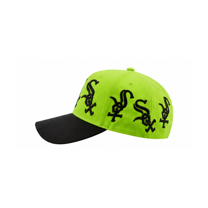 MULTI LOGO SOXS SNAPBACK | BLACK/LIME